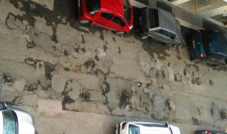 Via Giacometti, una strada “groviera”
