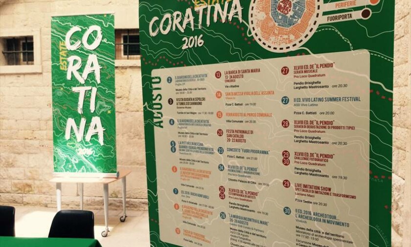 La presentazione dell'estate coratina 2016