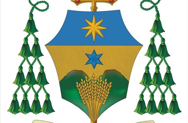 Lo stemma del nuovo vescovo Mons. Leonardo D'Ascenzo