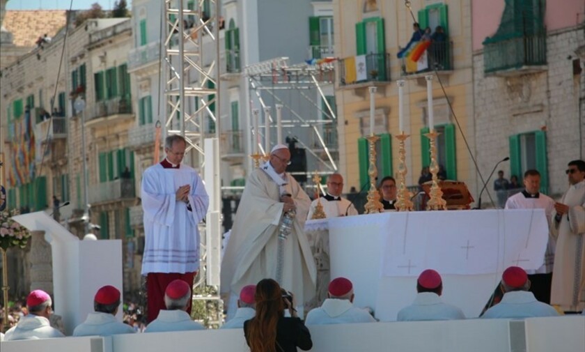 Papa Francesco a Molfetta