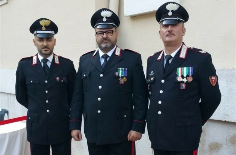 I carabinieri premiati