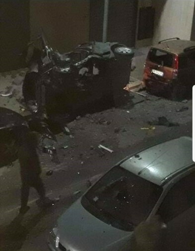 bomba fa saltare in aria l'auto di un carabiniere