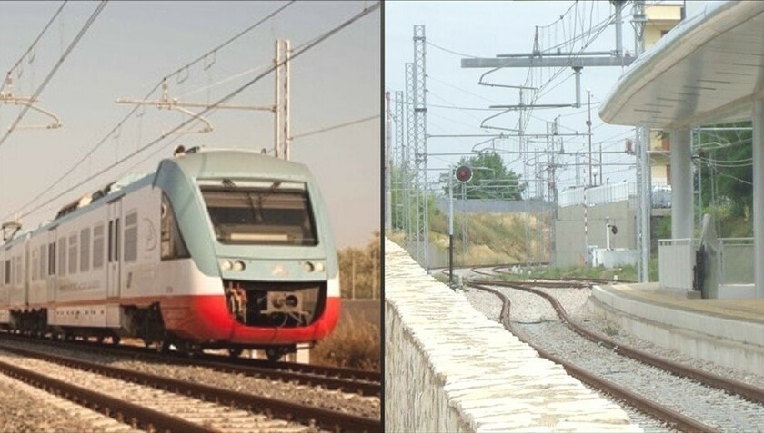 #TenYearsChallenge - Un treno in marcia e la stazione di Corato deserta