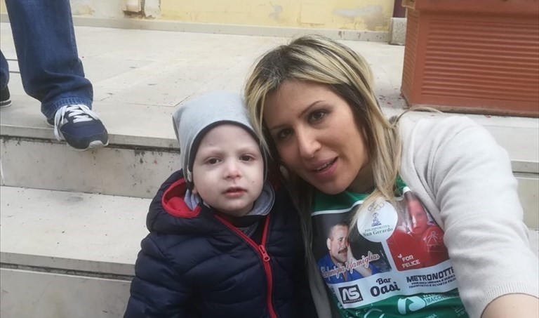 L'abbraccio di Corato al piccolo Felice