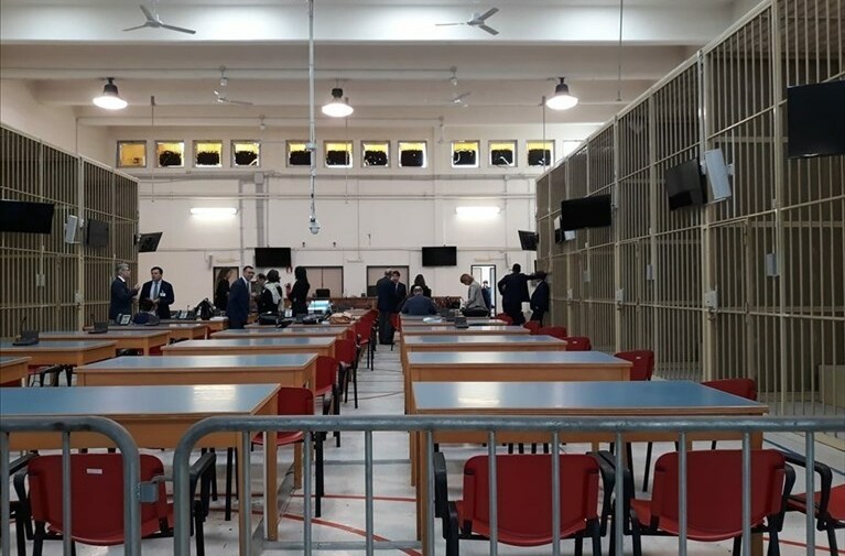 L’aula bunker del carcere di Trani