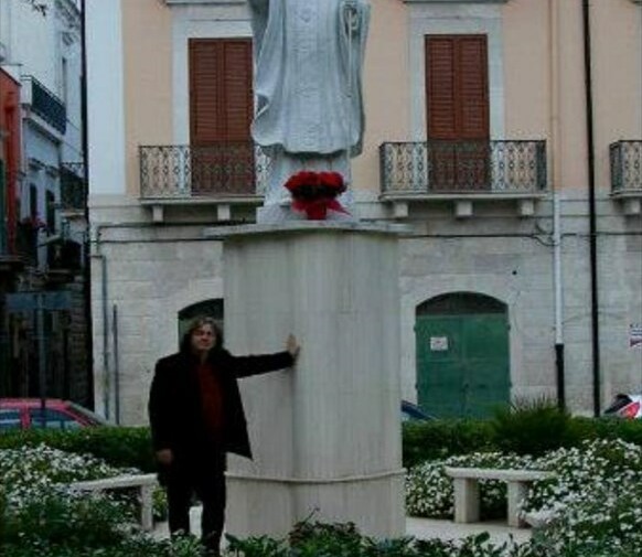 La scultura di Papa Giovanni Paolo II