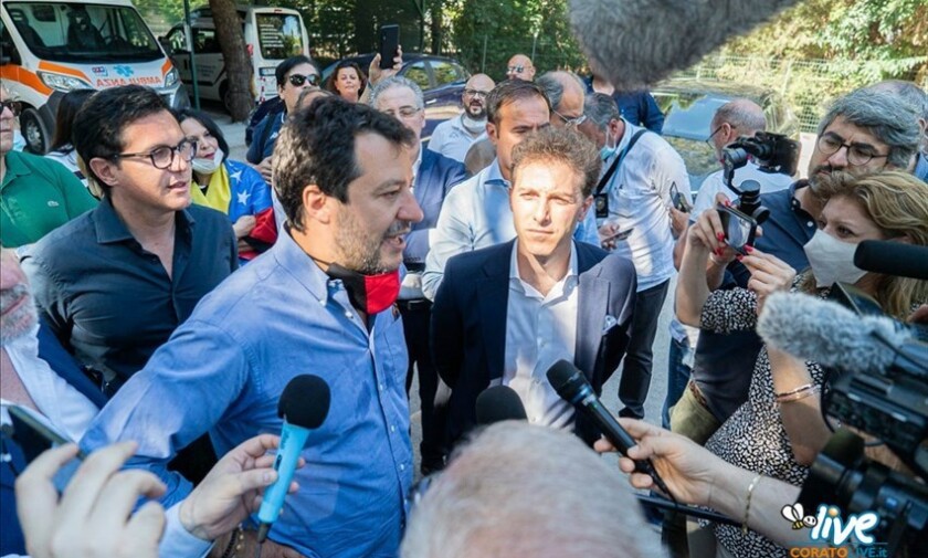 La visita di Matteo Salvini a Corato