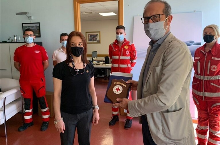 Due ventilatori polmonari​ nel reparto di cardiologia dell’Umberto I. Li ha donati la Croce Rossa