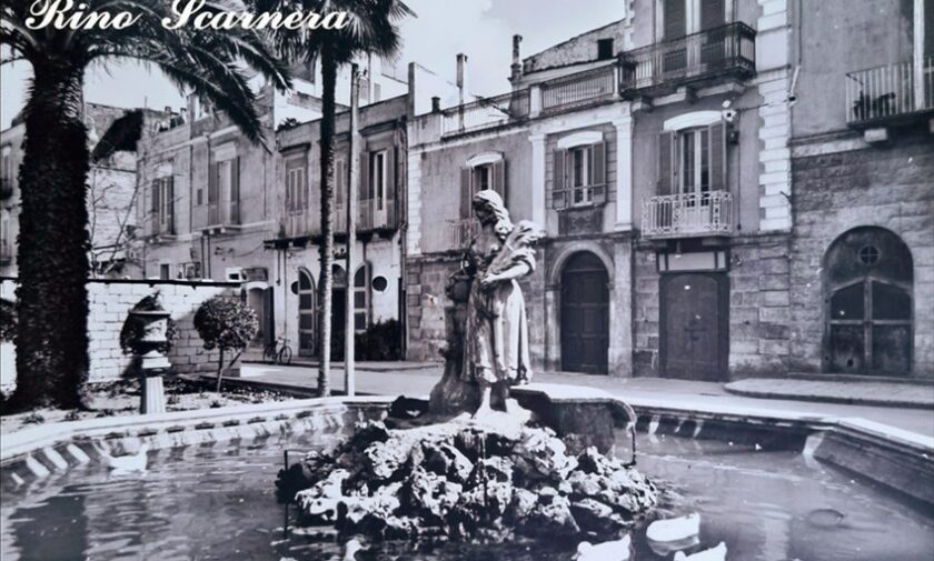 La fontana della Montagnola nel 1959