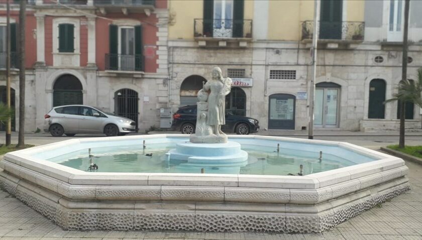 La fontana della Montagnola oggi