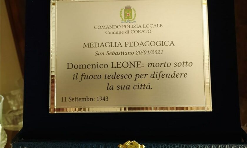Medaglia pedagogica Domenico Leone