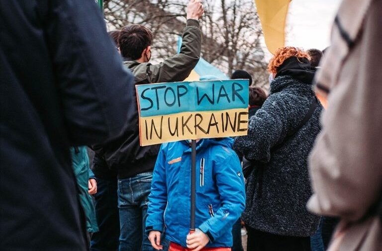 Manifestazioni contro la guerra in Ucraina