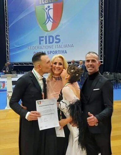 Teodora e Giovanni campioni italiani di danza sportiva