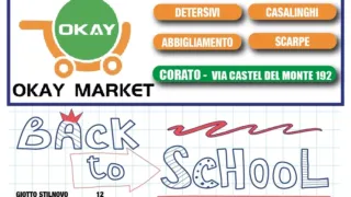 Prezzi bomba per il Back to School: da Okay Market tutto per il ritorno a scuola, con offerte a partire da 25 centesimi