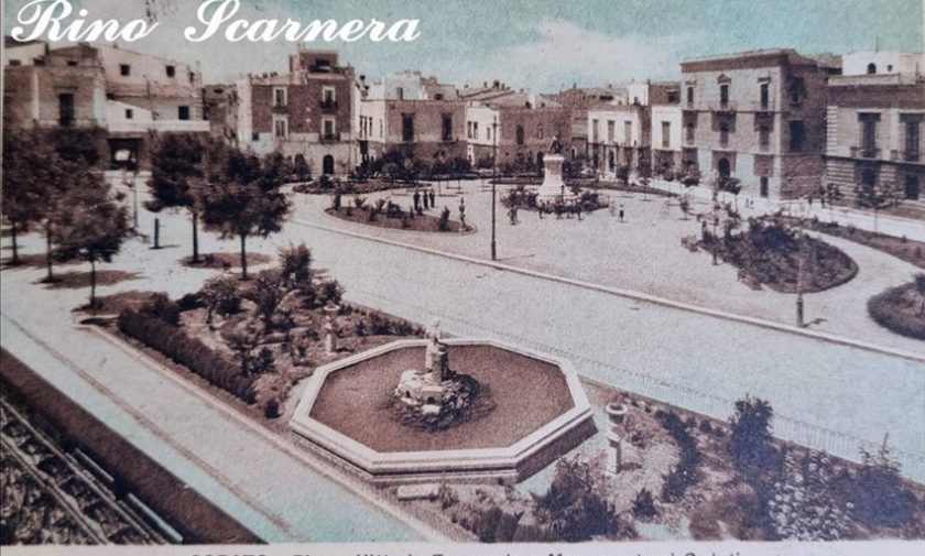 La fontana della Montagnola nel 1959
